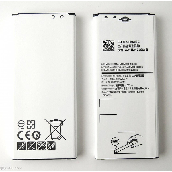 CoreParts MOBX-BAT-SMA320SL reservedel til mobiltelefon Batteri Sort