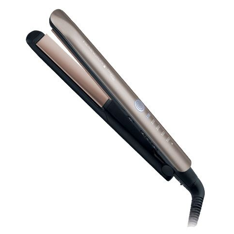 Преса за коса Remington Keratin Therapy Pro S8590, 230 градуса, Златиста