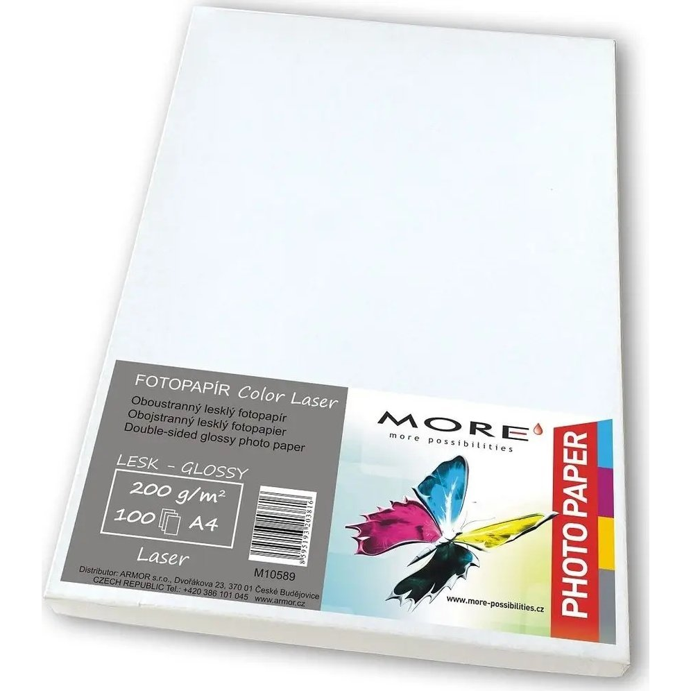 Armor Coated Color Laser papier| 200g/m2| double-sided glossy| 100 ark. str., Color Laser
