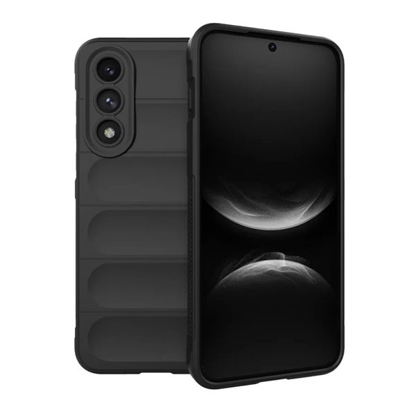 Szilikon telefonvédő (ütésállóság, kameravédő, 3D) FEKETE OnePlus Nord 5 "Gigapack csomagolás" (GP-172085)
