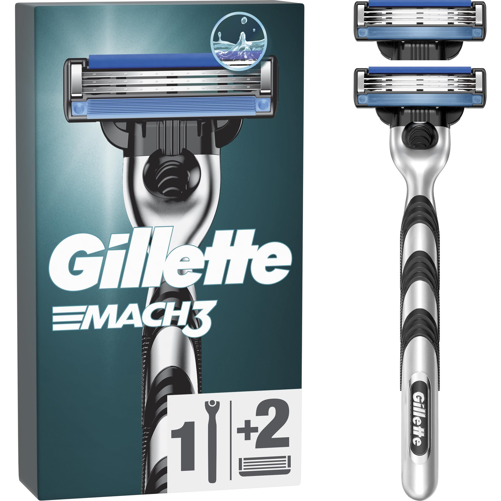 Gillette Mach3 + 2 db borotvabetét (7702018020676) (7702018020676)