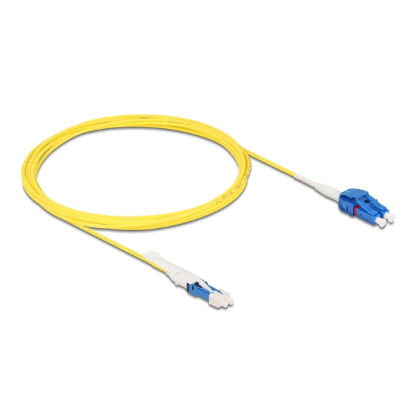 Delock Optikai szálas kábel CS apa - LC Duplex egyszeres mód G657A2 / OS2 Uniboot 3 m (88315)