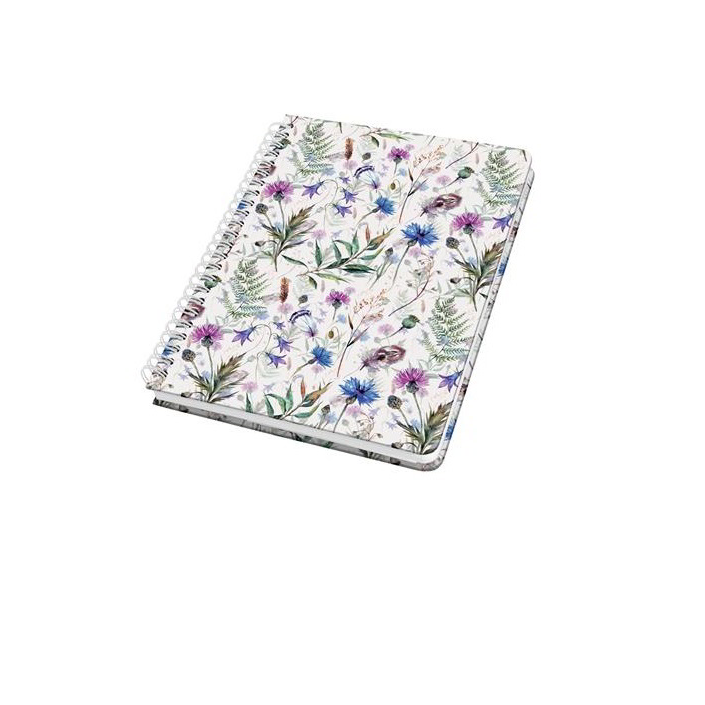 Siegel Jolie Misty Meadows 60 lapos 162x215mm pontrácsos spirálfüzet - Mintás (JN618)