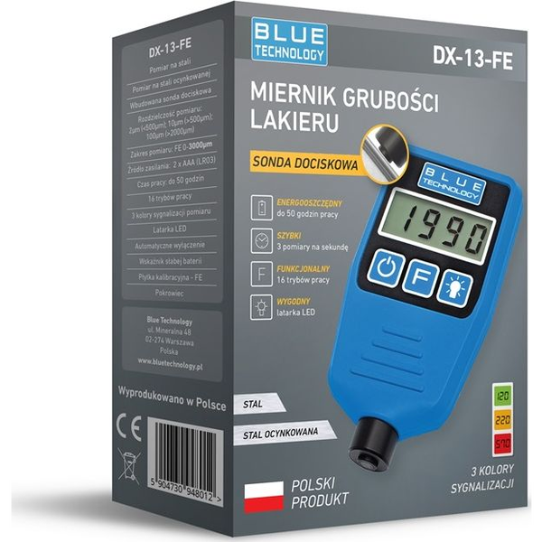 BLUE TECHNOLOGY Festékmérő Dx-13-fe
