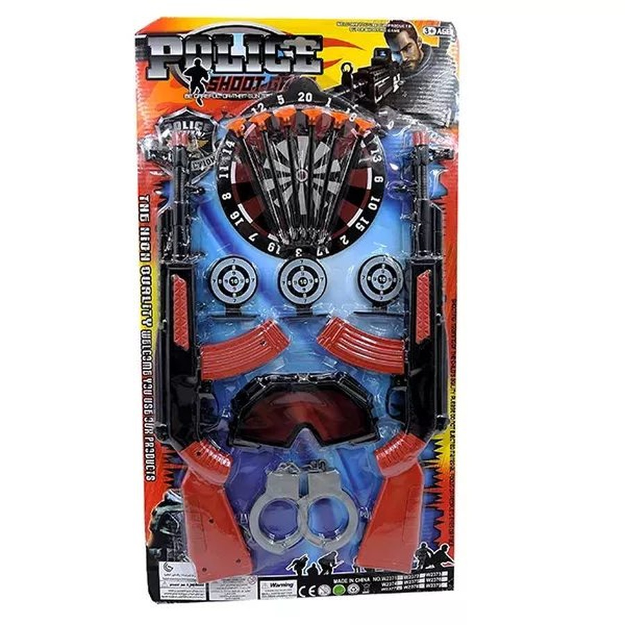 Manyuk Toys Fegyverkészlet bilinccsel és dobónyilakkal (W2377)