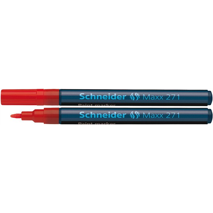 Schneider Maxx 271 1-2mm Lakkmarker - Piros (127102)