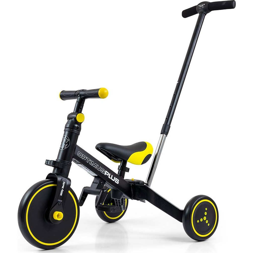 Milly Mally Optimus Plus 4in1-ben Tricikli - Fekete (5308)