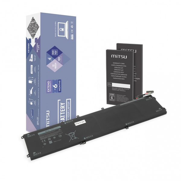 Mitsu Dell Inspiron / Precision / XPS / Vostro 15 Notebook akkumulátor 97Wh