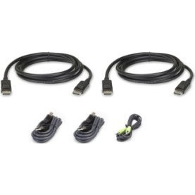 ATEN 2L-7D02UDPX5 toetsenbord-video-muis (kvm) kabel Zwart 1,8 m