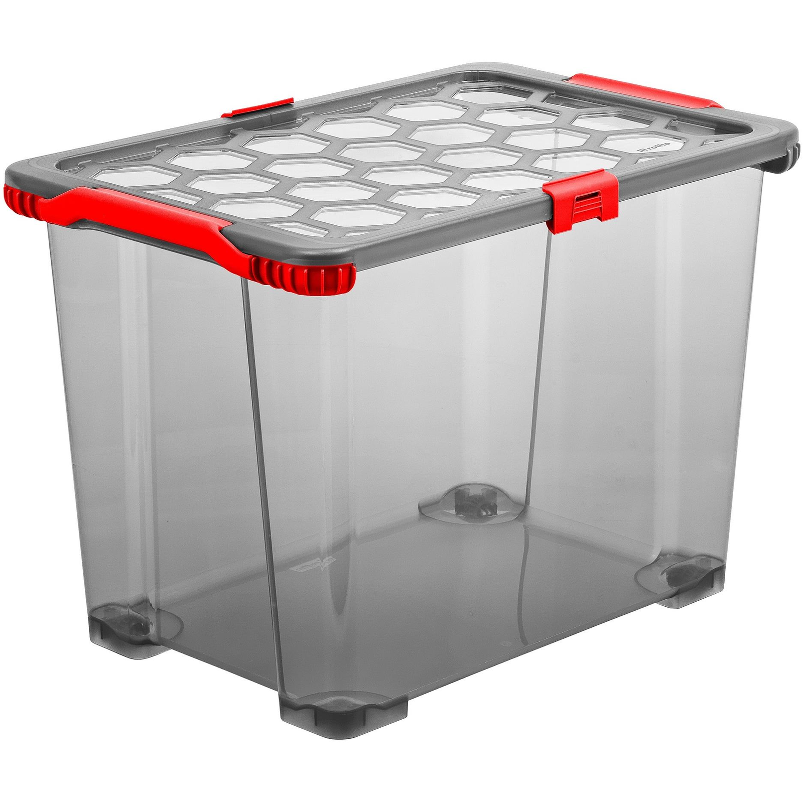 ROTHO Evo tota l box kerekekkel 65 l - átlátszó antracit (1008790000)