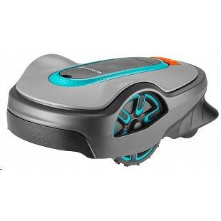 Косачка-робот Gardena smart Sileno life Set 1.000 m², App, Smart gateway,LCD Дисплей, Станция за зареждане, Програмируем, Син/Черен