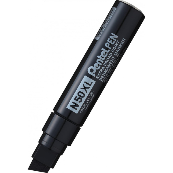 Permanent marker Pentel N50 XL vágott fekete