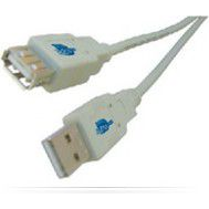 Microconnect USBAAF3 USB kábel USB 2.0 3 M USB A Szürke