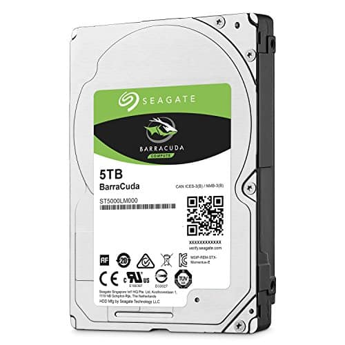 Seagate BarraCuda 2.5" 5TB 5400rpm 128MB SATA3
