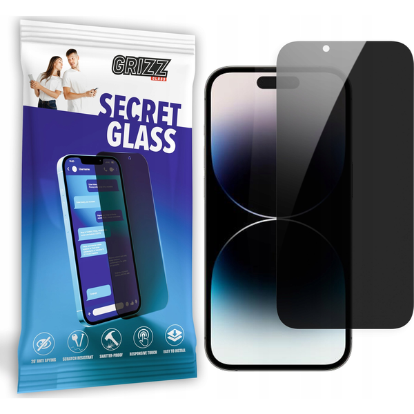  GrizzGlass Szkło prywatyzujące GrizzGlass SecretGlass do Apple iPhone 15 Pro Max