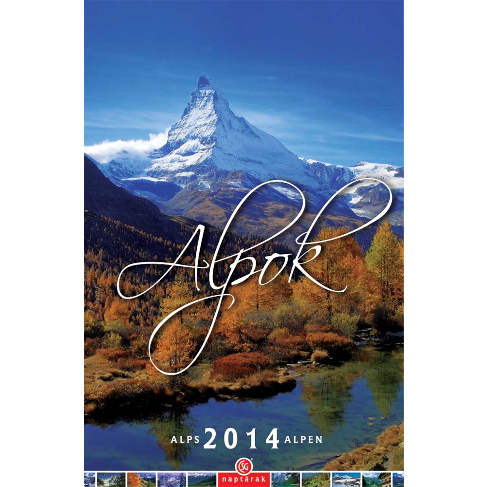 CSG 300 x 340mm 2023 Falinaptár - Alpok (FN 086)