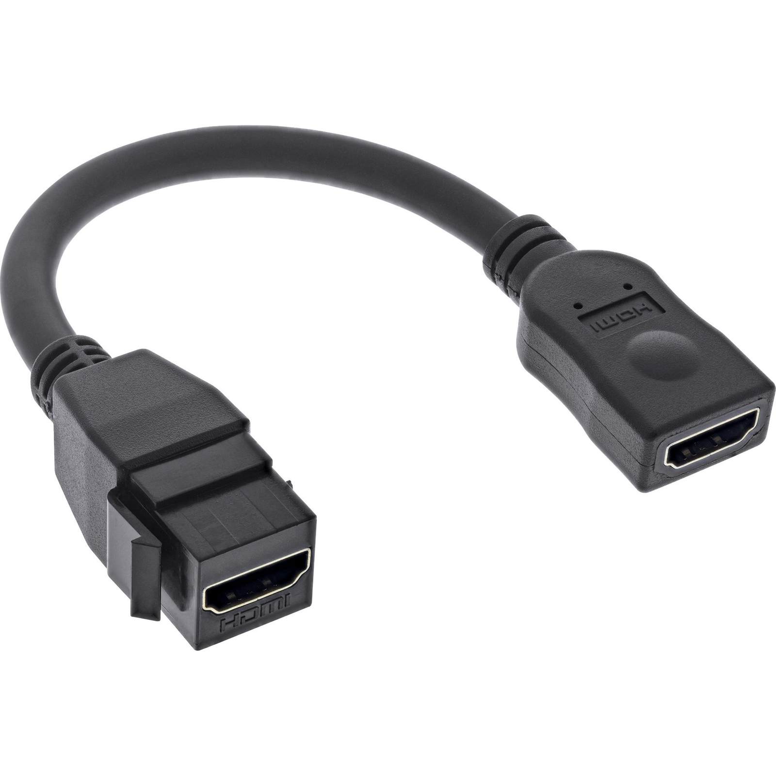 InLine 76206A HDMI kábel 0,2 M HDMI A-típus (Standard) Fekete (76206A)