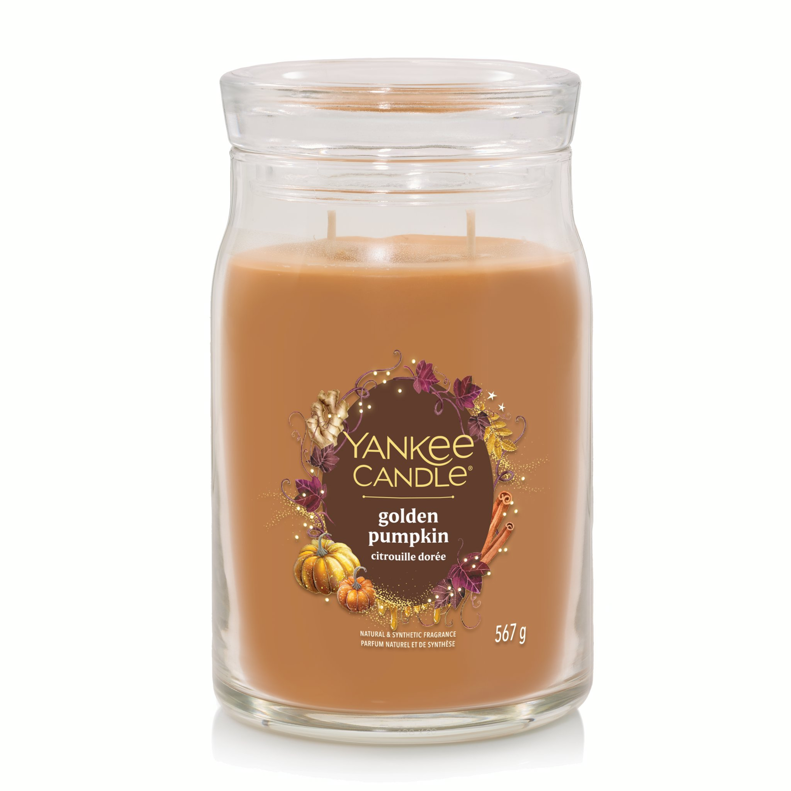 YANKEE CANDLE Signature Golden Pumpkin 567 g (5038581167244)