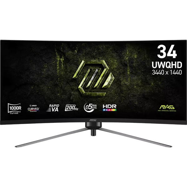MSI MAG 345CQRF E20 Monitor PC 86,4 cm (34") 3440 x 1440 Pixel UltraWide Dual Quad HD Nero
