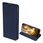 Калъф DUX DUCIS SKIN PRO стоящ, ефект кожа (FLIP, странично отваряне, държач за банкова карта, функция настолен държач) ТЪМНО СИН [Nokia 2.4] (5996591023328) - Калъфи за телефони