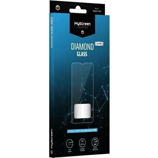 MyScreen Diamond Glass Lite Motorola Edge 30 Fekete Képernyővédő Fólia (MyS001290)