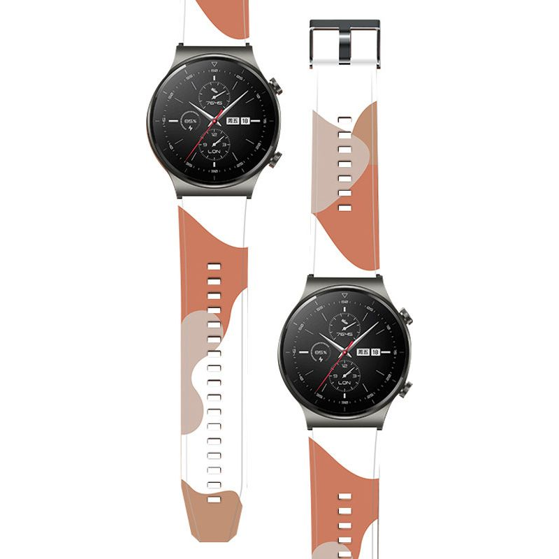 Hurtel Strap Moro Csereszíj Huawei Watch GT2 Pro Camo Fekete (9145576237656)