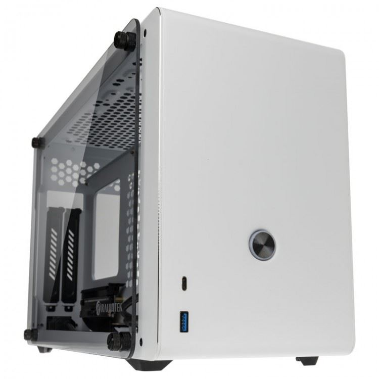 Raijintek OPHION WHITE táp nélküli ablakos MINI ITX ház fehér (0R20B00152) (0R20B00152)