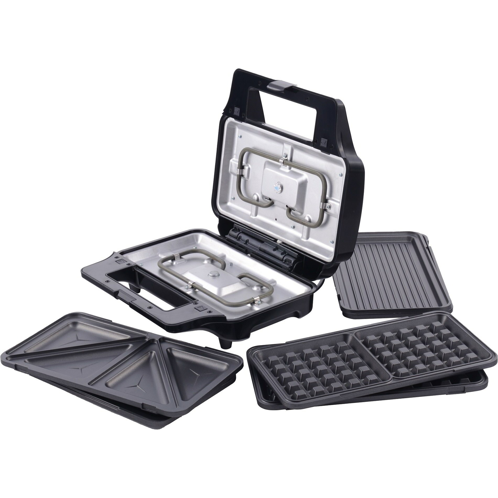 Tesla MG201BX 3in1 Szendvicssütő gofrisütő és grill 900 Watt - Fekete (MG201BX)