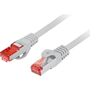 Patchcord Lanberg S/FTP 6 RJ45 / RJ45 1,5 m sivý