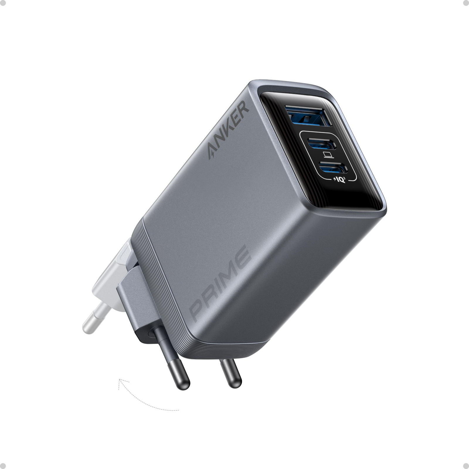 Anker Prime Charger 100W 3 Ports GaNPrime Silver (A2688341)