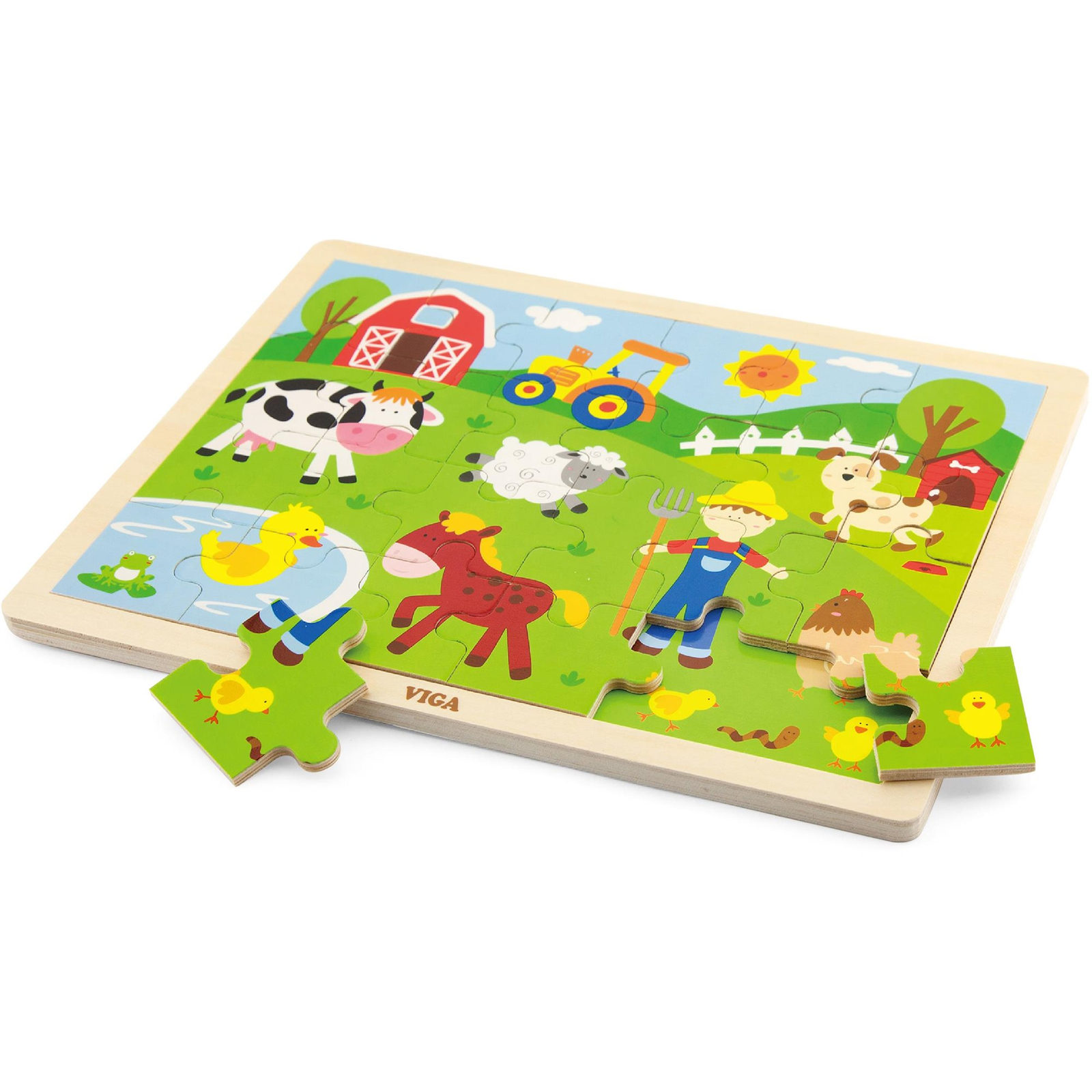 Fa puzzle 24 darabos - farm (6934510501976)
