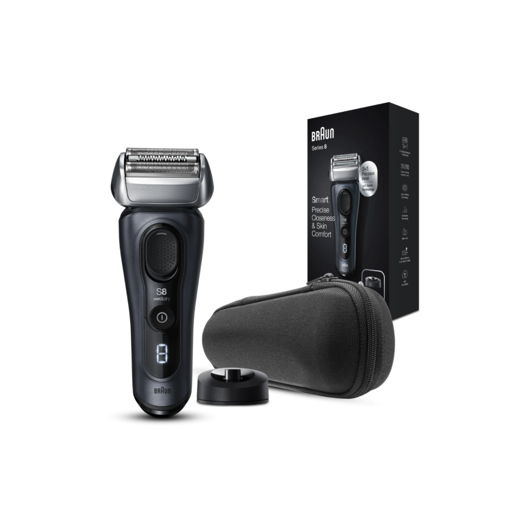 Braun Series 8 8413s Wet&Dry Szitaborítású vágófejes borotva Vágó (371731)