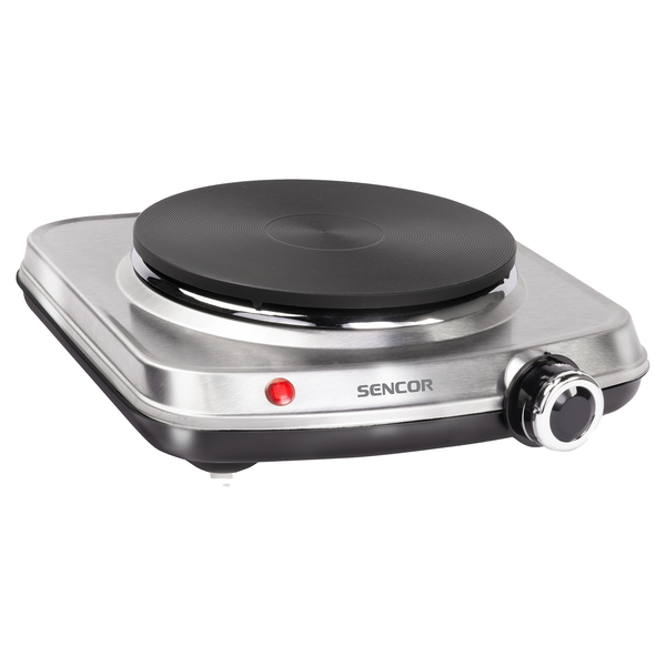 Sencor SCP 1506SS Hordozható 1 zónás Elektromos főzőlap 1500W - Inox/Fekete