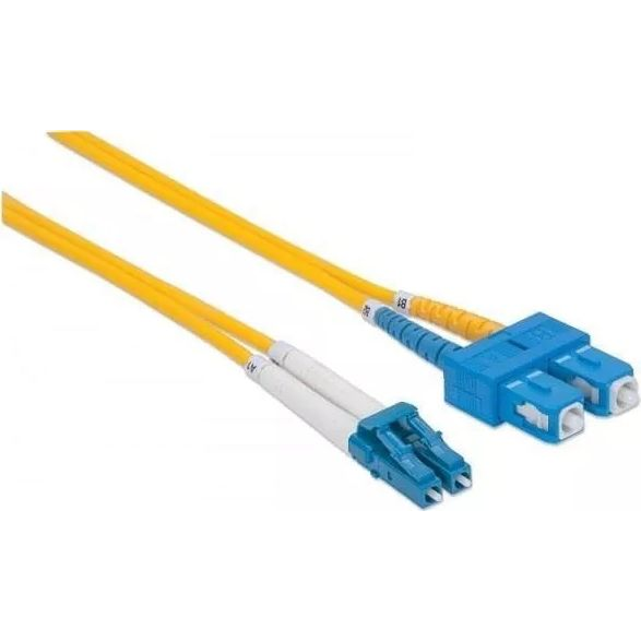 Techly 1m SC/LC OS2 cavo InfiniBand e in fibra ottica Giallo