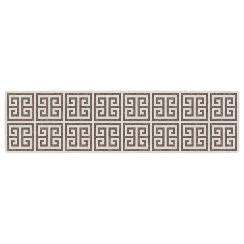 többszínű csúszásgátló rövid szálú szőnyeg 80 x 300 cm (4007221)