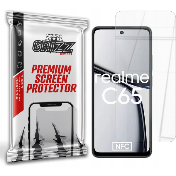  GrizzGlass Szkło hybrydowe GrizzGlass HybridGlass do Realme C65
