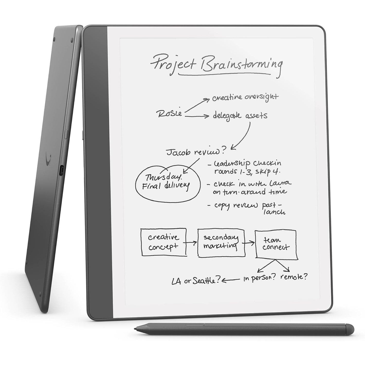 Amazon Kindle Scribe 2024 64GB prémium tollal, szürke (B0CZ9T2C6B)