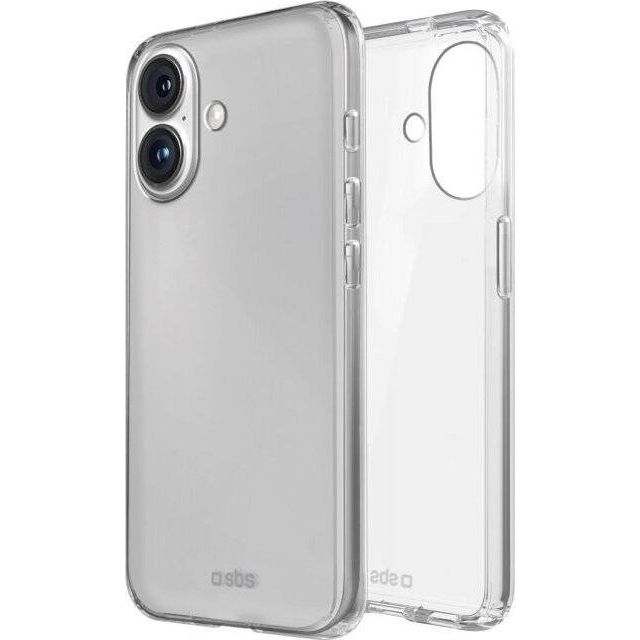 SBS Skinny iPhone 16 Hátlapvédő Tok - Átlátszó (TESKINIP1661T)