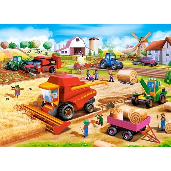  Castorland Puzzle 60 Work on the Farm CASTOR