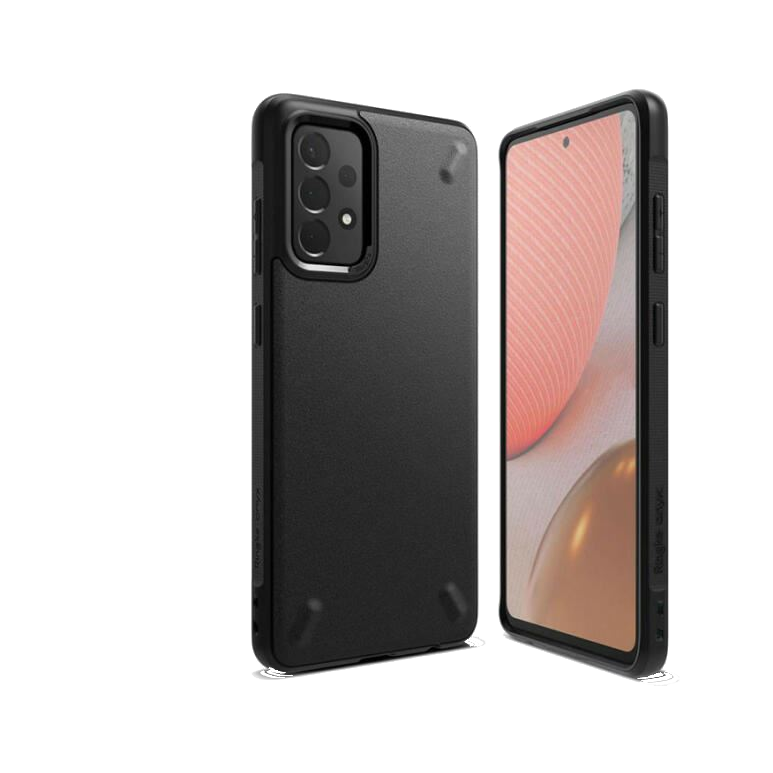 Ringke Samsung A725F Galaxy A72 4G/A726B Galaxy A72 5G ütésálló hátlap - Onyx - black (FN0134) (FN0134)