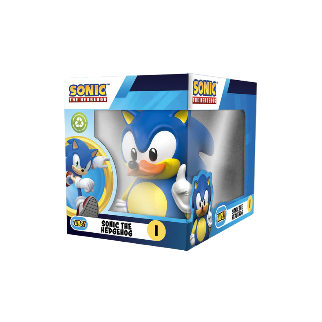 Numskull Tubbz Boxed -Sonic a sündisznő gyűjthető Gumikacsa figura 9cm (NS4779)