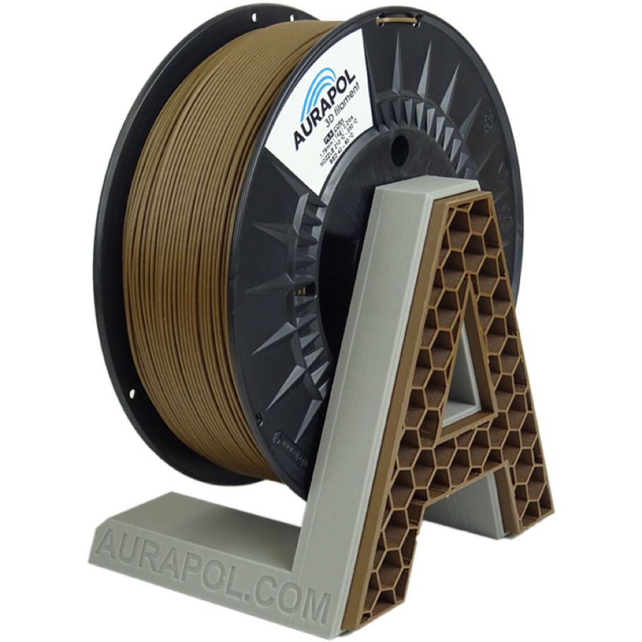AURAPOL PLA 3D WOOD CORK - 1kg, 1,75mm (PLA606809)