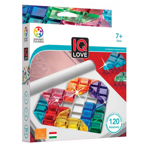 Compaya IQ Love logikai játék 120 feladvánnyal