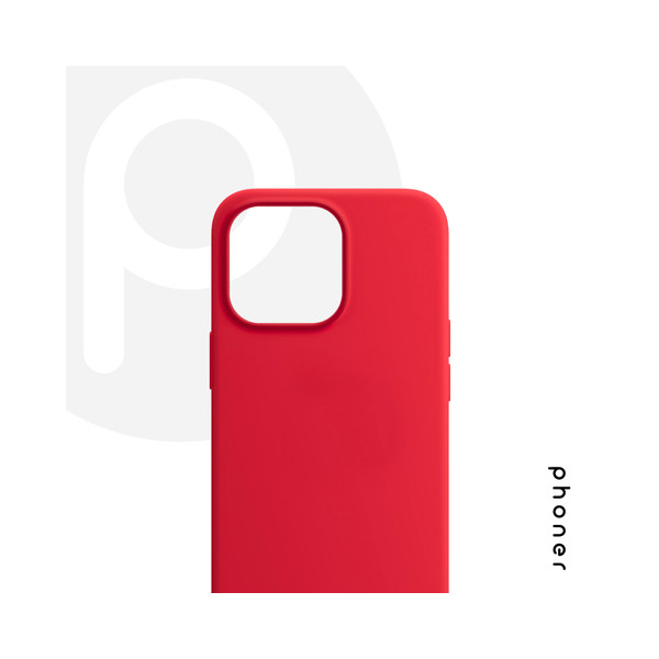 Phoner Apple iPhone 13 mini szilikon tok, piros (S71695)