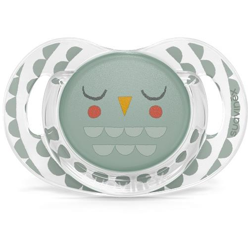 Suavinex Bonhomia, anatómiai, 18 hónapos kortól, bagoly, zöld (8426420079181)