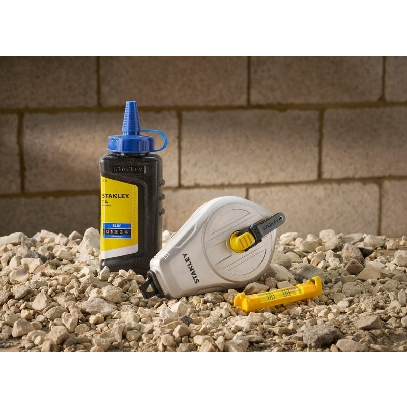 STANLEY Hliníková súprava na značenie s kriedou a vodováhou STHT47111