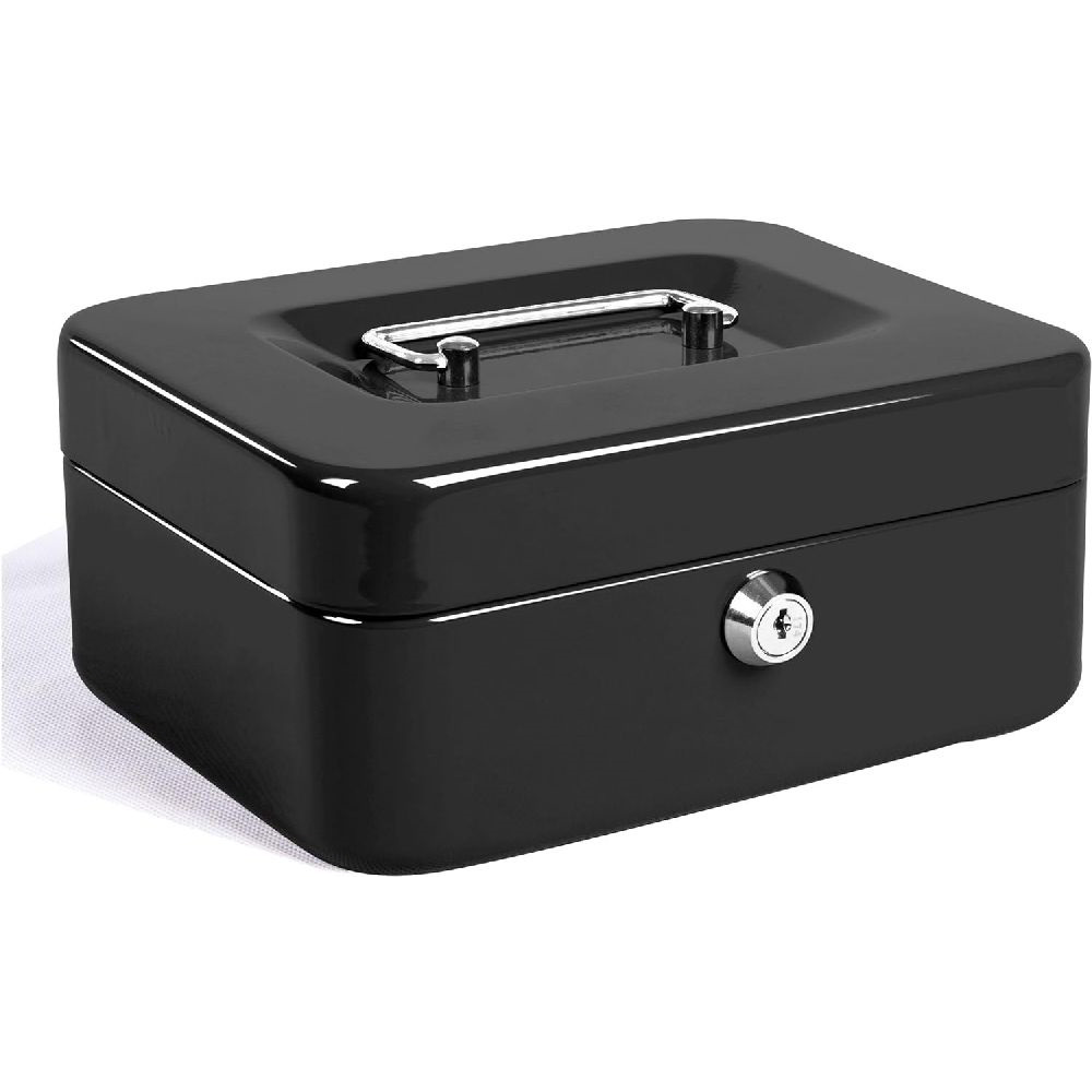 Iris ICB20 Kulcsos Pénzkazetta 9 x 20 x 16 cm - Fekete (ICB20)