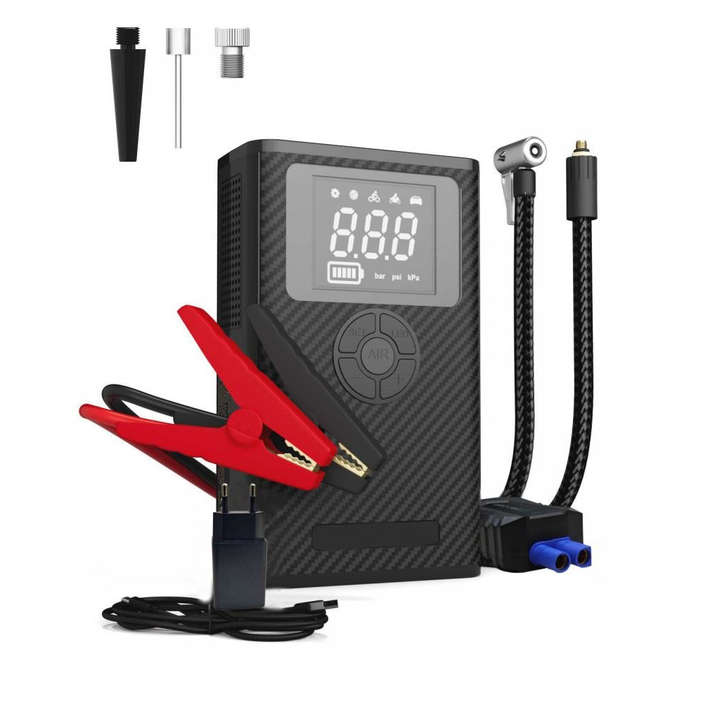 Cellect 5az1-ben hordozható indításrásegítő, powerbank és kompresszor (CEL-PBANK-CF-A16) (CEL-PBANK-CF-A16)