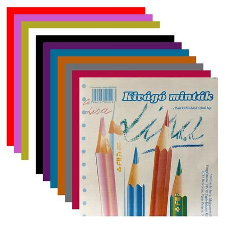 Kivágó minták 14x14 cm 10 lap (ISKE159) (ISKE159)