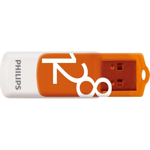 Philips FM12FD05B unità flash USB 128 GB USB tipo A 2.0 Arancione, Bianco